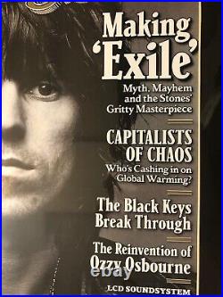 Unique Keith Richards Framed Rolling Stone Magazine Cover Making Exile