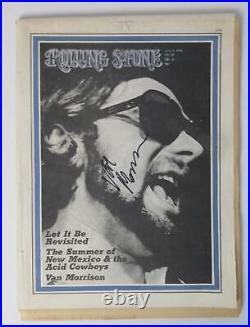 VAN MORRISON Signed Autograph Auto Rolling Stone Magazine July 1970 7/70 JSA