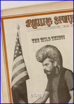 VERY RARE UK edition of ROLLING STONE magazine THE WILD THINGS August 1969