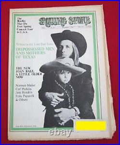 VINTAGE 1968 Rolling Stone Magazine Issue #23 -Doug Sahm Joan Baez Steppenwolf