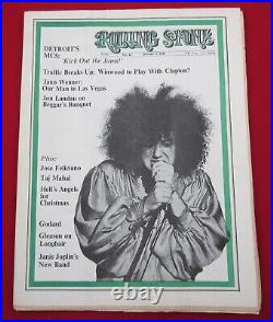 VINTAGE 1969 Rolling Stone Magazine Issue #25 Rob Tyner Stones Steppenwolf