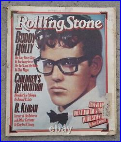 Vintage Issue #274 Rolling Stone Buddy Holly/Gary Busey Cover September 21, 1978