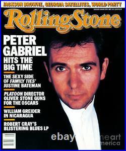 Vintage January 29, 1987 Rolling Stone Magazine'Peter Gabriel' Issue 492