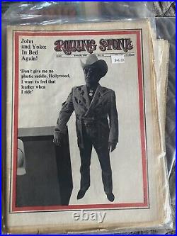 Vintage ROLLING STONE Magazine, 1969 John & Yoko, Nudie & Nashville