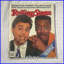 Vintage Rolling Stone Magazine HAND SIGNED By Jay Leno