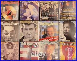 Vintage Rolling Stone Magazine Mixed Lot of 113 issues, From 1971 to 1990s