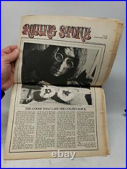 Vintage Rolling Stone Magazine No. 22 November 23, 1968 JOHN LENNON YOKO ONO
