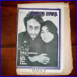 Vintage Rolling Stone Magazine No. 75 February 4, 1970 John Lennon Yoko