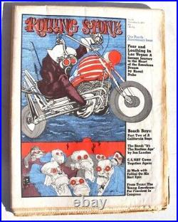 Vtg November 11, 1971 Rolling Stones #95 Magazine Newspaper Fear & Loathing