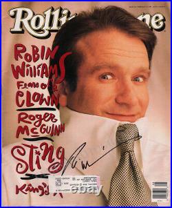 Williams, Robin Signed Rolling Stones Magazine