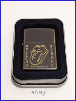 Zippo Rolling Stones Lighter 2006 20889 Bnib & Rare