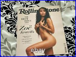 Zoe Kravitz Rolling Stone Hot magazine NUDE Like ESPN Body Batman Spiderman NOML